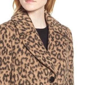 Kate Spade New York Leopard Print Coat